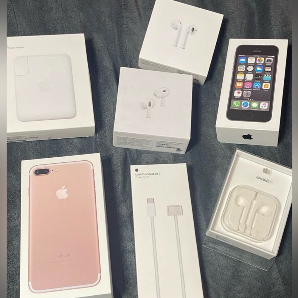 Empty Apple boxes
